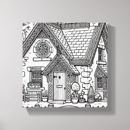 Slate Cottage #30 Canvas Afdruk