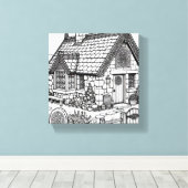 Slate Cottage #31 Canvas Afdruk (Insitu (Houten vloer))