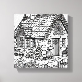 Slate Cottage #31 Canvas Afdruk