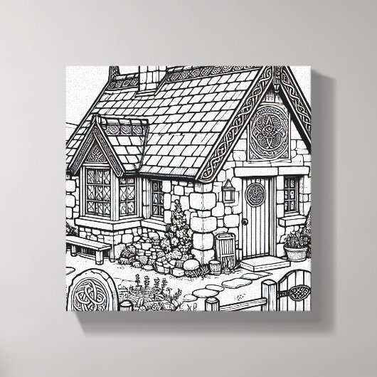 Slate Cottage #31 Canvas Afdruk (Voorkant)