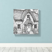 Slate Cottage #36 Canvas Afdruk (Insitu (Houten vloer))