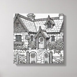 Slate Cottage #3 Canvas Afdruk