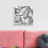 Slate Cottage #40 Canvas Afdruk (Insitu (Woonkamer))