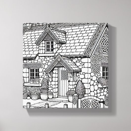 Slate Cottage #43 Canvas Afdruk (Voorkant)