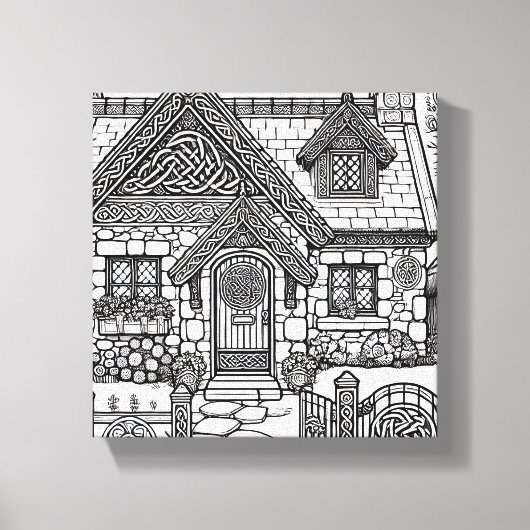 Slate Cottage #44 Canvas Afdruk (Voorkant)