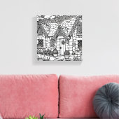 Slate Cottage #45 Canvas Afdruk (Insitu (Woonkamer))