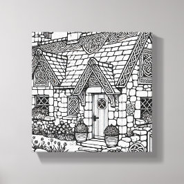 Slate Cottage #45 Canvas Afdruk