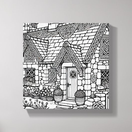 Slate Cottage #45 Canvas Afdruk (Voorkant)