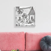 Slate Cottage #46 Canvas Afdruk (Insitu (Woonkamer))