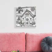 Slate Cottage #47 Canvas Afdruk (Insitu (Woonkamer))