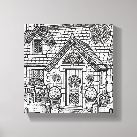 Slate Cottage #47 Canvas Afdruk (Voorkant)