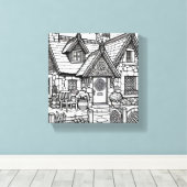 Slate Cottage #48 Canvas Afdruk (Insitu (Houten vloer))