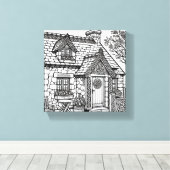 Slate Cottage #50 Canvas Afdruk (Insitu (Houten vloer))