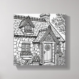 Slate Cottage #50 Canvas Afdruk