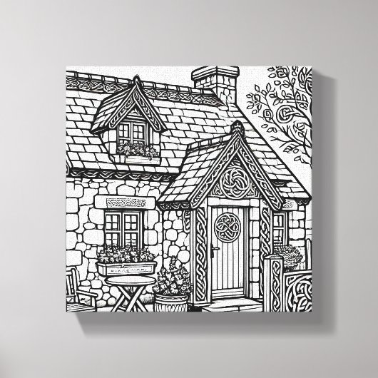 Slate Cottage #50 Canvas Afdruk (Voorkant)