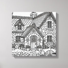 Slate Cottage #6 Canvas Afdruk
