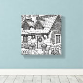 Slate Cottage #7 Canvas Afdruk (Insitu (Houten vloer))