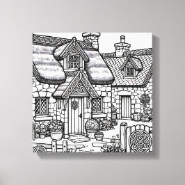 Slate Cottage #9 Canvas Afdruk