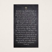 Slate Cross Foto Memorial Prayer Kaart (Achterkant)