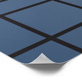 Slate Drift No. 1 — Affiches d'art mural géométriq (Coin)