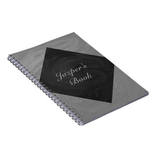 Slate Gray Monogram Notitieboek (Rechterzijde)