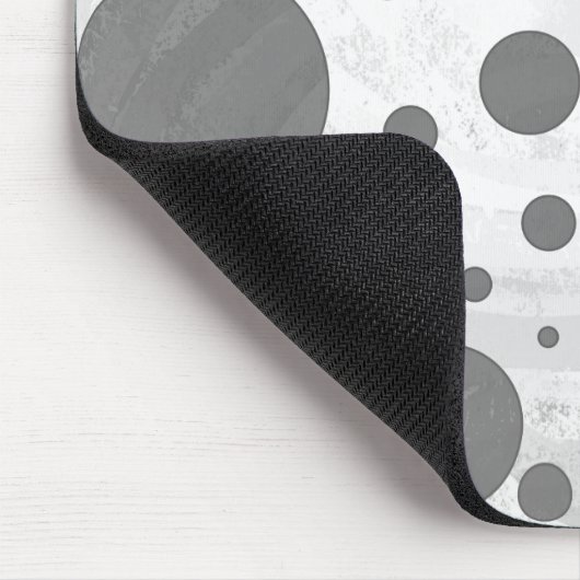 Slate Gray Polka Dot Pattern Muismat (Hoek)