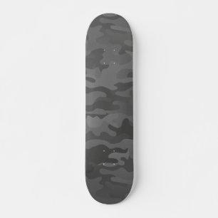 Slate Gray Stealth Camo Skateboard
