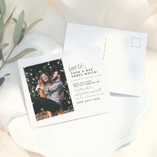 Slate Green Booze Food & Bad Dance Moves Briefkaart