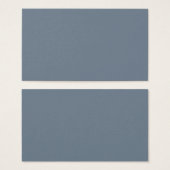 Slate Grey Profile Card Visitekaartjes (Voorkant /achterkant)