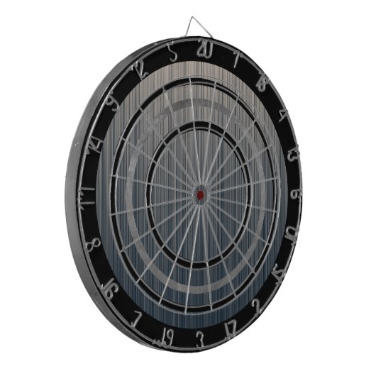 Slate Stripe Design Custom Dart Board Dartbord (Voorkant Links)