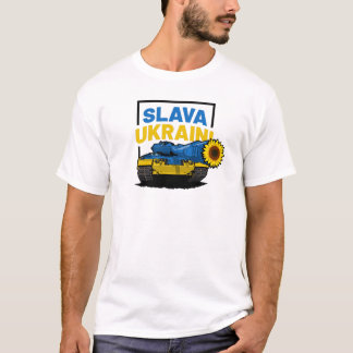 Slava Oekraïense vrijheid om Oekraïne te verlaten T-shirt