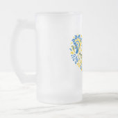 Slava Ukraine Glory naar Oekraïne groot hart Matglas Bierpul (Links)