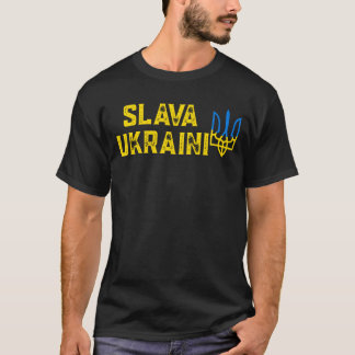 Slava Ukraine staat voor oekraïne T-shirt