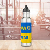 Slava Ukraini Blue Yellow Sunflowers Bouteille d'e