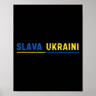 Slava Ukraini Eer aan Oekraïne 1 Poster