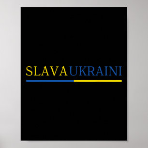 Slava Ukraini Eer aan Oekraïne 2 Poster