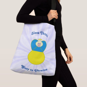 Slava Ukraini Eer aan Oekraine Engel Crossbody Tas