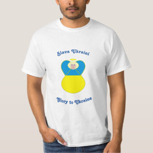 Slava Ukraini Eer aan Oekraïne Engel T-shirt
