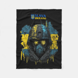Slava Ukraini -eer aan Oekraïne Fleece Deken