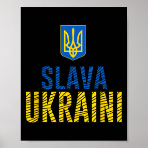 Slava Ukraini - Eer aan Oekraïne Poster