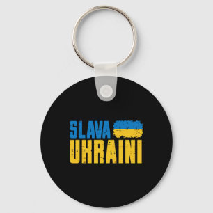 Slava Ukraini Eer aan Oekraïne Vlag Oekraïense Vro Sleutelhanger