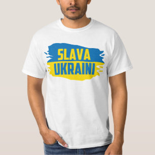 Slava Ukraini, gloire aux T-shirts ukrainiens