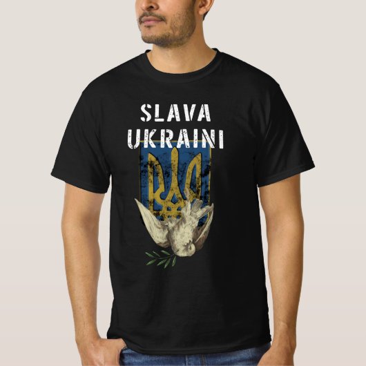 Slava Ukraini, glory to Ukraine T-Shirt (Devant)
