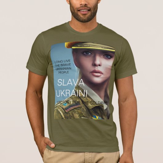 SLAVA UKRAINI T-SHIRT (Voorkant)