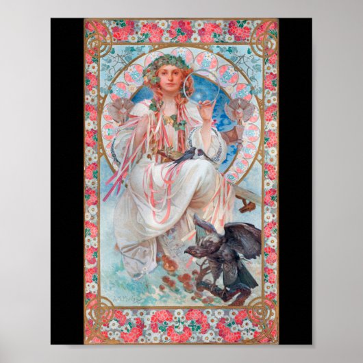 Slavia, Mucha Poster (Voorkant)