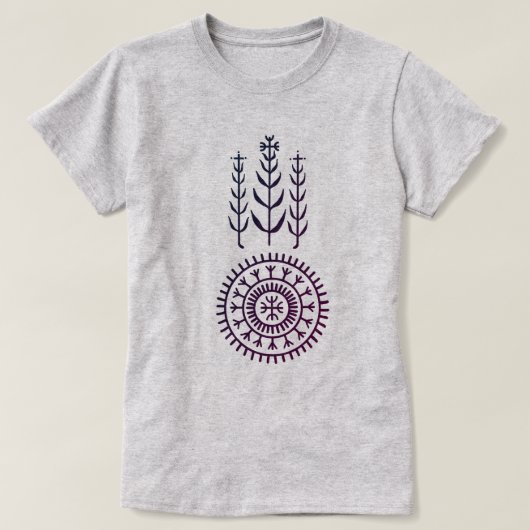 Slavic Pagan Protection Mandala T-shirt (Design voorkant)