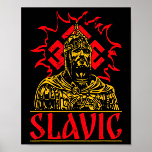 Slavisch Ornament Heidens Oud Ukraïne Rusland Myth Poster