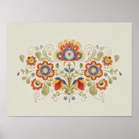 Slavische traditionele bloemenkunst