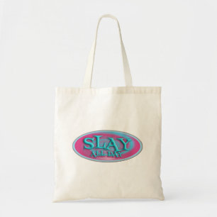 Slay All Day Cool Y2k Vibez Tote Bag