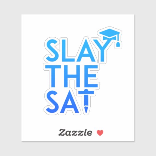 Slay de SAT sticker (Vel)